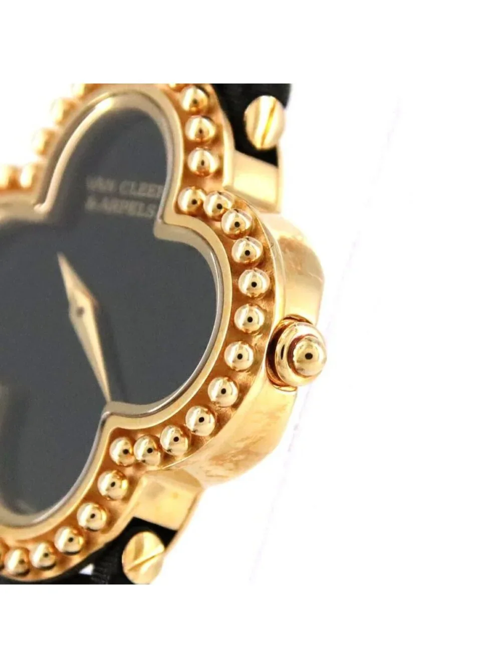 Van Cleef & Arpels Alhambra YG Quartz Watch